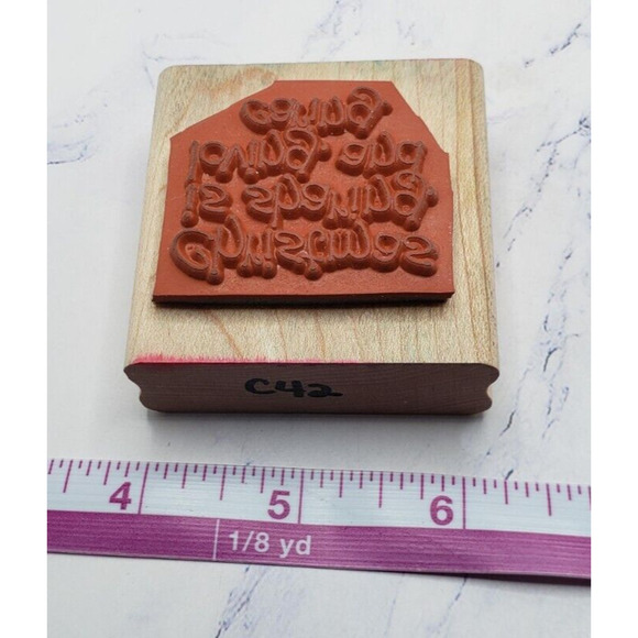 Stampin’ Up! Christmas Is Sharing, Loving, And Caring Rubber Stamp - Picture 6 of 7